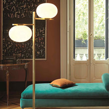 Load image into Gallery viewer, Alba Floor Lamp in living room.
