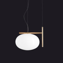 Load image into Gallery viewer, Alba Pendant Light in Satin Brass (1-Light).
