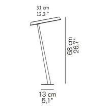 Load image into Gallery viewer, Amanita LED 319 Outdoor Path Light - line drawing.
