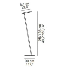Load image into Gallery viewer, Amanita LED Floor Lamp - line drawing.

