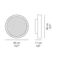 Load image into Gallery viewer, Berlin LED Wall Light - line drawing.
