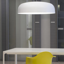 Load image into Gallery viewer, Canopy LED Pendant Light in dining room.
