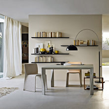 Load image into Gallery viewer, Coupe Arch Floor Lamp in office.
