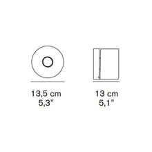 Load image into Gallery viewer, Fiore Wall Light - line drawing.
