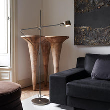 Load image into Gallery viewer, G.O. LED Floor Lamp in living room.
