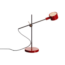 Load image into Gallery viewer, G.O. LED Table Lamp in Scarlet Red.
