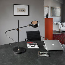 Load image into Gallery viewer, G.O. LED Table Lamp in office.
