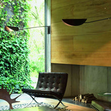 Load image into Gallery viewer, Plume Wall Light in living room.
