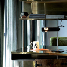 Load image into Gallery viewer, Spider Table Lamp in office.
