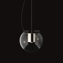 Load image into Gallery viewer, The Globe Pendant Light in Satin Nickel (Small).
