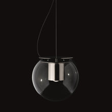 Load image into Gallery viewer, The Globe Pendant Light in Satin Nickel (Large).
