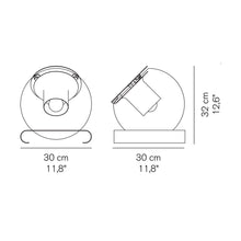 Load image into Gallery viewer, The Globe Table Lamp - line drawing.
