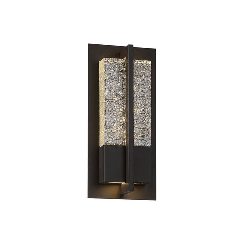 Omni Outdoor LED Wall Light in Black.