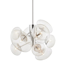 Load image into Gallery viewer, Opera Pendant Light in 9-Light/Polished Nickel.
