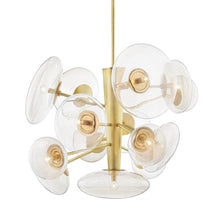 Load image into Gallery viewer, Opera Pendant Light in 14-Light/Aged Brass.
