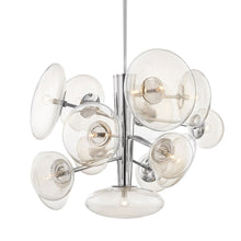 Load image into Gallery viewer, Opera Pendant Light in 14-Light/Polished Nickel.
