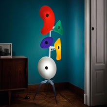 Load image into Gallery viewer, Orbital Floor Lamp in living room.
