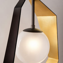 Load image into Gallery viewer, Origami LED Pendant Light in Detail.

