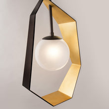 Load image into Gallery viewer, Origami LED Pendant Light in Detail.

