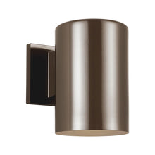 Load image into Gallery viewer, Outdoor Cylinders Wall Light in Small/14W/Bronze.
