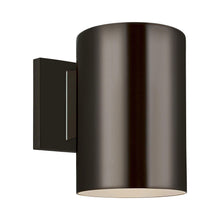 Load image into Gallery viewer, Outdoor Cylinders Wall Light in Black.

