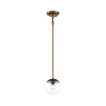 Load image into Gallery viewer, Outer Limits Mini Pendant Light in Painted Bronze.
