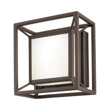 Load image into Gallery viewer, Outline Outdoor LED Ceiling/Wall Light in Painted Bronze.
