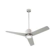 Load image into Gallery viewer, Adora Outdoor Ceiling Fan in Satin Nickel/Light Kit.
