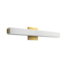 Load image into Gallery viewer, Aldephi LED Vanity Bath Light in Antique Brass (24.25-Inch).
