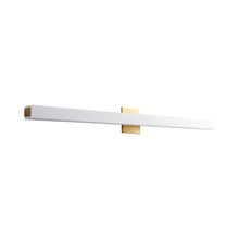 Load image into Gallery viewer, Aldephi LED Vanity Bath Light in Aged Brass (46.38-Inch).
