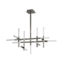 Load image into Gallery viewer, Atlantis LED Chandelier in Satin Nickel (13-Light).
