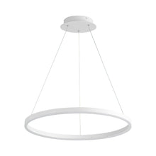 Load image into Gallery viewer, Circulo LED Pendant Light in White (24-Inch).
