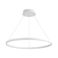 Load image into Gallery viewer, Circulo LED Pendant Light in White (32-Inch).
