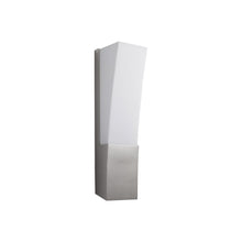 Load image into Gallery viewer, Crescent LED Wall Light in Satin Nickel (Small).
