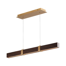 Load image into Gallery viewer, Decca LED Linear Pendant Light in Detail.
