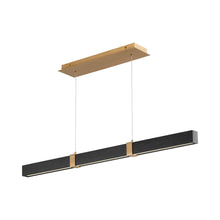 Load image into Gallery viewer, Decca LED Linear Pendant Light in Detail.
