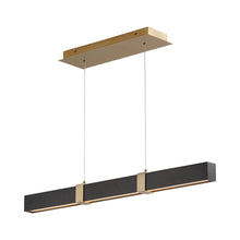Load image into Gallery viewer, Decca LED Linear Pendant Light in Detail.

