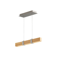 Load image into Gallery viewer, Decca LED Linear Pendant Light in Detail.
