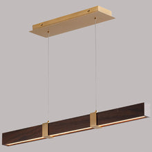 Load image into Gallery viewer, Decca LED Linear Pendant Light in Detail.
