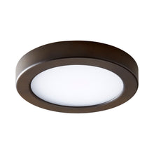 Load image into Gallery viewer, Elite LED Flush Mount Ceiling Light in Oiled Bronze (7-Inch).
