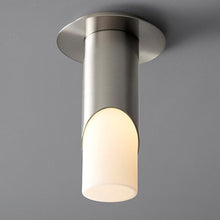 Load image into Gallery viewer, Ellipse LED Semi Flush Mount Ceiling Light in Detail.
