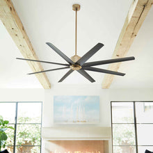 Load image into Gallery viewer, Fleet Ceiling Fan in living room.
