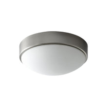 Load image into Gallery viewer, Journey LED Flush Mount Ceiling Light in Glass/Satin Nickel (11-Inch/1-Light).

