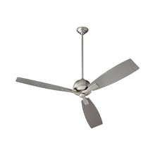 Load image into Gallery viewer, Juno Ceiling Fan in Satin Nickel.
