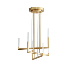 Load image into Gallery viewer, Lustre LED Chandelier in Detail.
