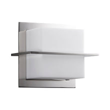 Load image into Gallery viewer, Metrix LED Bath Wall Light in Polished Nickel.
