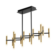Load image into Gallery viewer, Nero LED Linear Pendant Light in Detail.
