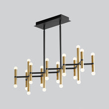 Load image into Gallery viewer, Nero LED Linear Pendant Light in Detail.
