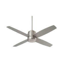 Load image into Gallery viewer, Oslo Ceiling Fan in Satin Nickel.

