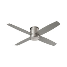 Load image into Gallery viewer, Oslo Flush Mount Ceiling Light in Satin Nickel.
